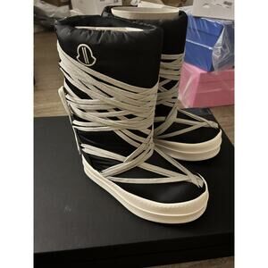 MONCLER, Summus Webbing-Trimmed Nylon and Rubber Snow Boots, Size 40 Moncler - Summus Webbing-Trimmed Nylon and Rubber Snow Boots  main image 3